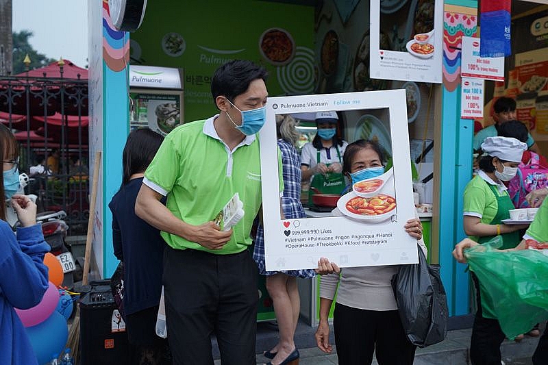 Trải nghiệm văn hóa, ẩm thực thú vị tại Hội chợ Văn hóa Việt Nam - Hàn Quốc