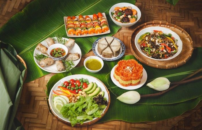 Độc đáo Hội chợ Xuân thuần chay 2020