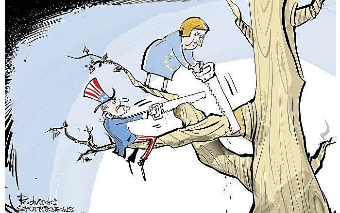 Quan hệ Mỹ - châu Âu “rạn nứt” vì Dòng chảy phương Bắc 2 quan he my chau au ran nut vi dong chay phuong bac 2