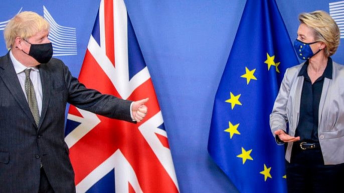 Hậu Brexit: Đàm phán xuyên đêm nhưng Anh-EU vẫn chưa tìm được 'tiếng nói chung' Hậu Brexit: Đàm phán xuyên đêm nhưng Anh-EU vẫn chưa tìm được 'tiếng nói chung'