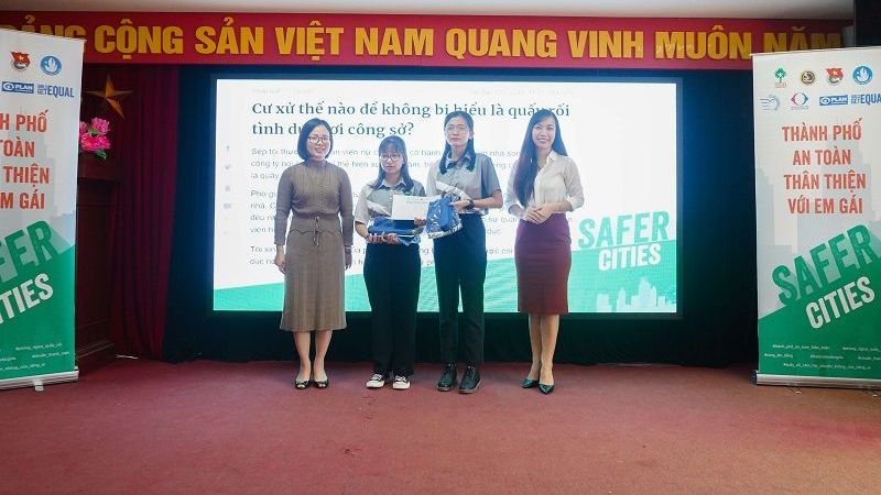 Lan tỏa các thông điệp về thành phố an toàn, thân thiện với em gái