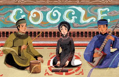 Google tôn vinh nghệ thuật di sản thế giới Ca trù của Việt Nam