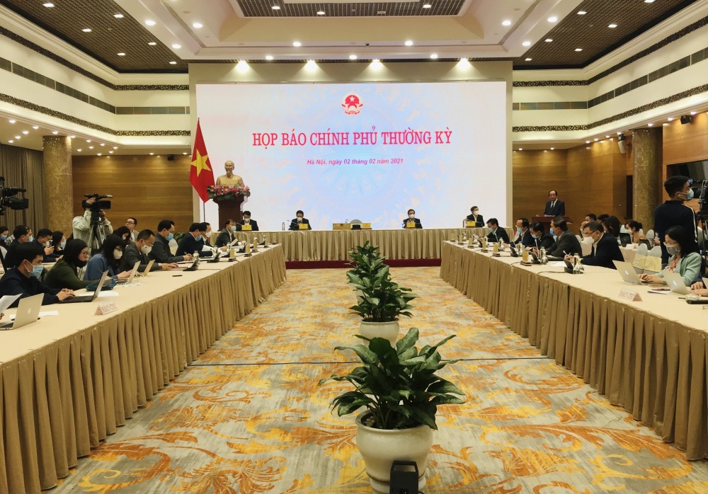 Họp báo Chính phủ thường kỳ tháng 1/2021: Họp báo Chính phủ thường kỳ tháng 1/2021:
