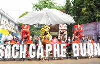 Khai trương Đường sách Cà phê đầu tiên ở Tây Nguyên