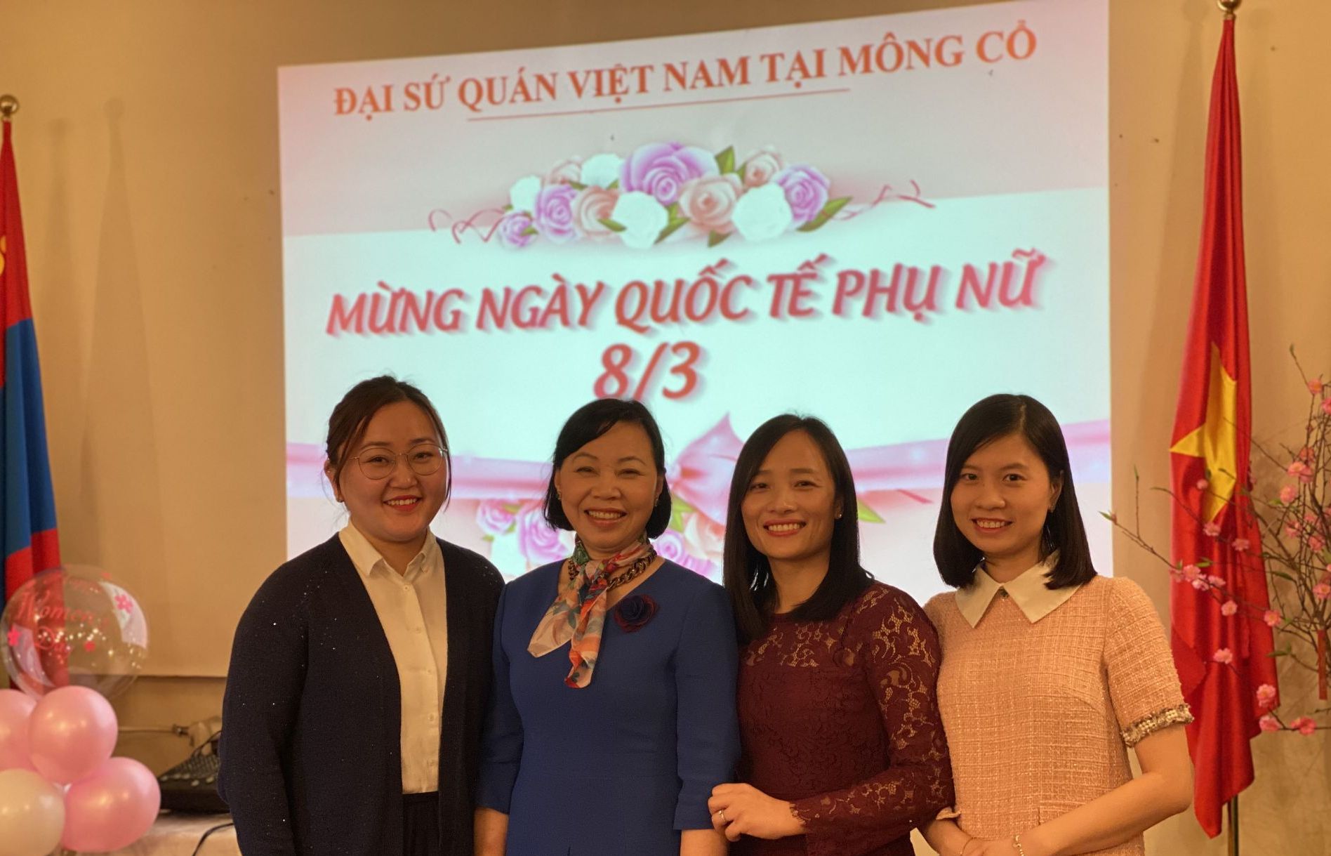 Đại sứ quán Việt Nam tại Mông Cổ kỷ niệm 110 năm ngày Quốc tế Phụ nữ 8/3