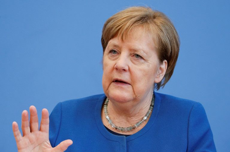 Thủ tướng Merkel kêu gọi châu Âu phải 'tự chủ' trong sản xuất khẩu trang canh bao covid 19 la thach thuc lon nhat trong lich su duc san sang dong gop de ho tro eu