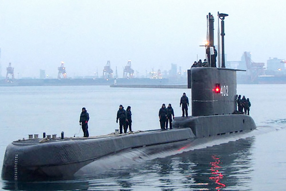 tàu ngầm KRI Nanggala 402 của Indonesia.