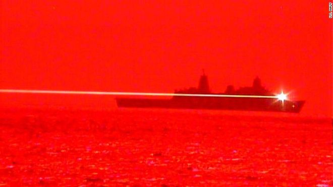 Mỹ thử nghiệm thành công hệ thống vũ khí laser bắn hạ UAV my thu nghiem thanh cong he thong vu khi laser ban ha uav