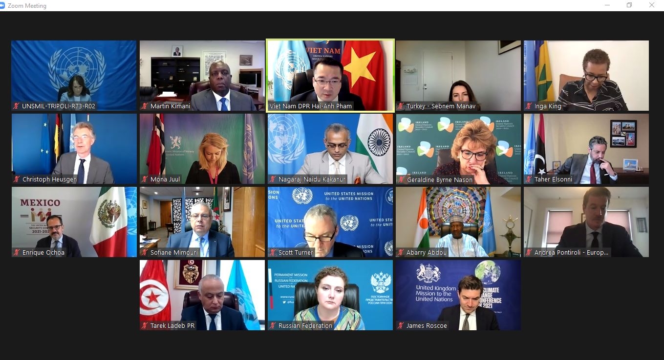 Hội đồng Bảo an họp theo thể thức Arria về tình hình Libya Hội đồng Bảo an họp theo thể thức Arria về tình hình Libya