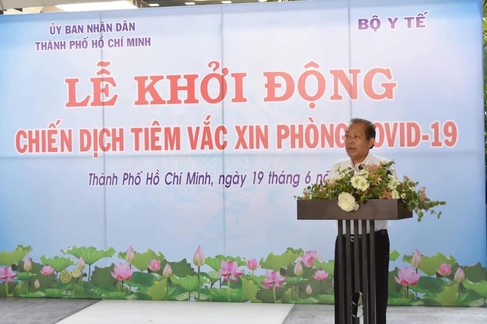 Phó Thủ tướng Trương Hoà Bình phát biểu Phó Thủ tướng Trương Hoà Bình phát biểu
