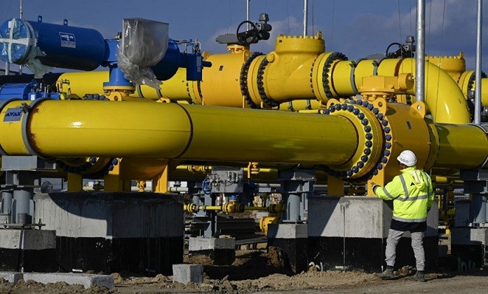 Công nhân kiểm tra đường ống dẫn khí đốt tại biên giới Bulgaria - Hy Lạp.Ảnh: AFP. Công nhân kiểm tra đường ống dẫn khí đốt tại biên giới Bulgaria - Hy Lạp.Ảnh: AFP.