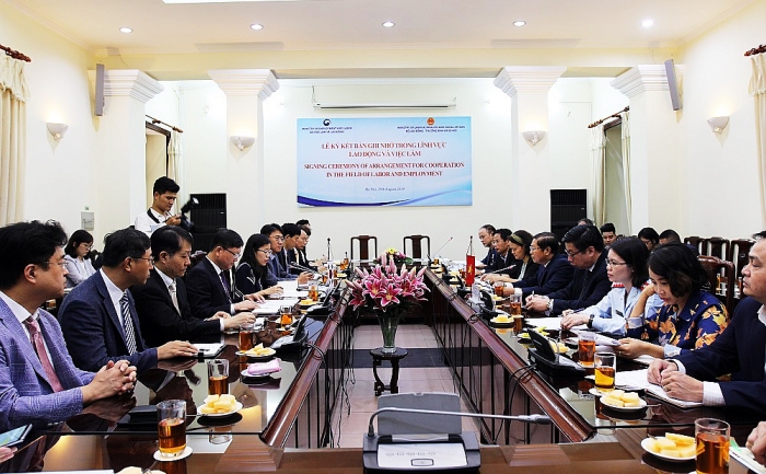 viet nam han quoc ky ket ban ghi nho trong linh vuc lao dong va viec lam