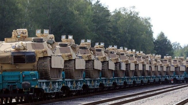 Belarus cáo buộc Mỹ đưa xe tăng áp sát biên giới