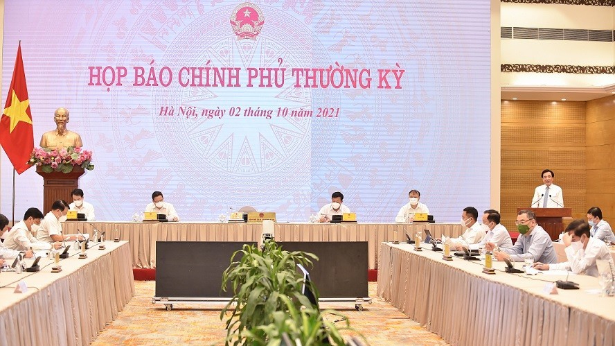 Họp báo Chính phủ thường kỳ tháng 9/2021: Việt Nam có đủ cơ sở để thích ứng an toàn với Covid-19