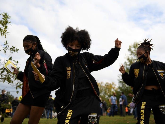 bau cu my 2020 nguoi dan my vo oa tran ra duong an mung chien thang cua tong thong joe biden