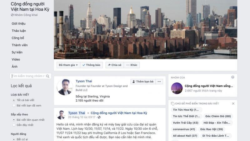 Rao bán vé máy bay nhân đạo tràn lan trên mạng xã hội?