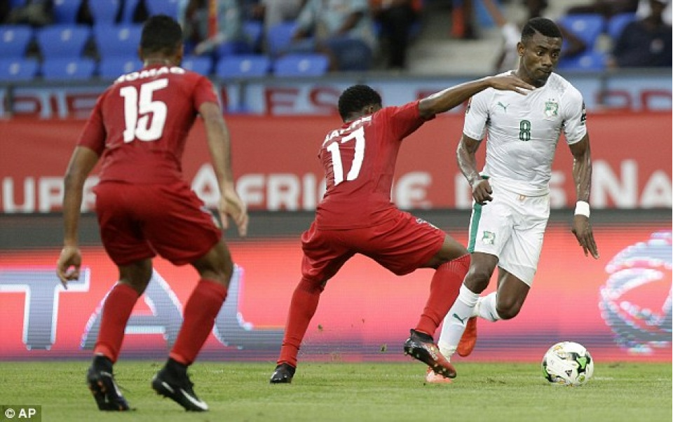 Bờ Biển Ngà gây thất vọng ở ngày ra quân CAN 2017