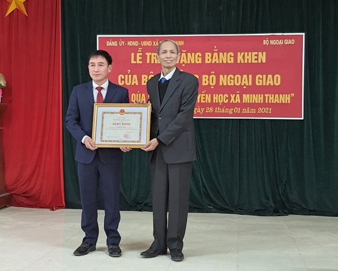 Đoàn Bộ Ngoại giao Chúc Tết tỉnh Tuyên Quang và dâng hương tại Khu Di tích xã Minh Thanh Đoàn Bộ Ngoại giao Chúc Tết tỉnh Tuyên Quang và dâng hương tại Khu Di tích xã Minh Thanh