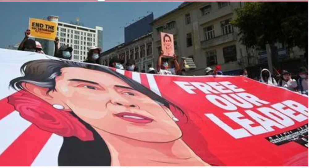 Biểu tình phản đối vụ đảo chính ở Myanmar Biểu tình phản đối vụ đảo chính ở Myanmar