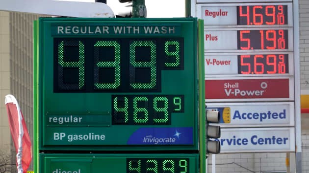 Giá xăng tại Mỹ tăng lên mức kỷ lục kể từ năm 2008 Giá xăng tại Mỹ tăng lên mức kỷ lục kể từ năm 2008