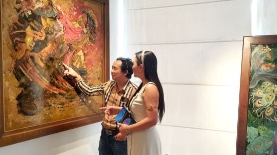 Sơn ta + vẻ đẹp từ chất liệu truyền thống