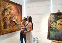 Sơn ta + vẻ đẹp từ chất liệu truyền thống