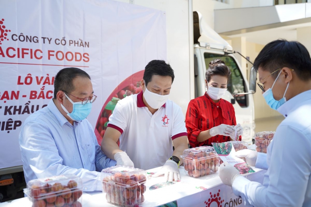 Vải thiều Bắc Giang vượt dịch Covid19 xuất ngoại