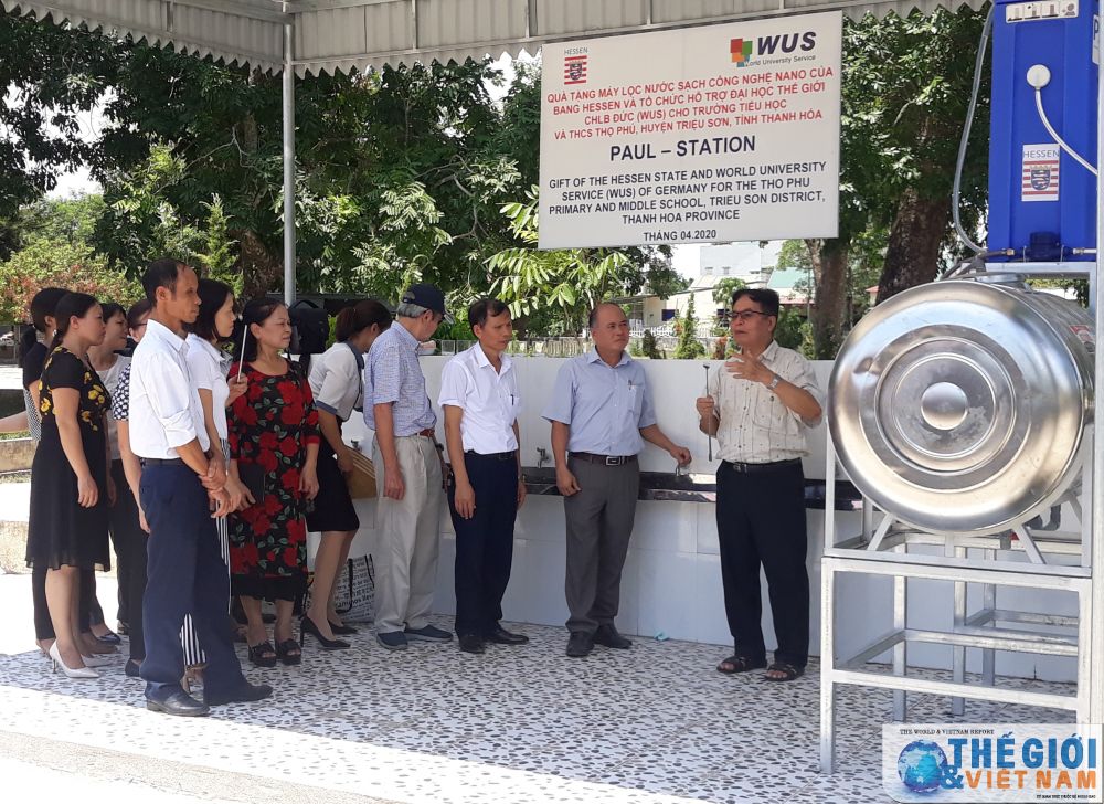 Đem nước sạch về nơi chảo lửa miền Trung dem nuoc sach ve noi chao lua mien trung