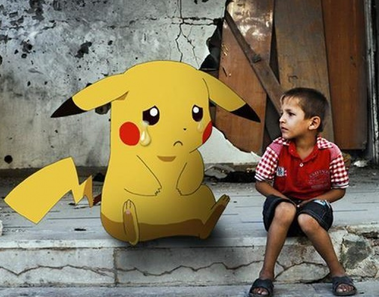 Syria: Trẻ em bắt Pokemon trong đống đổ nát ở Aleppo