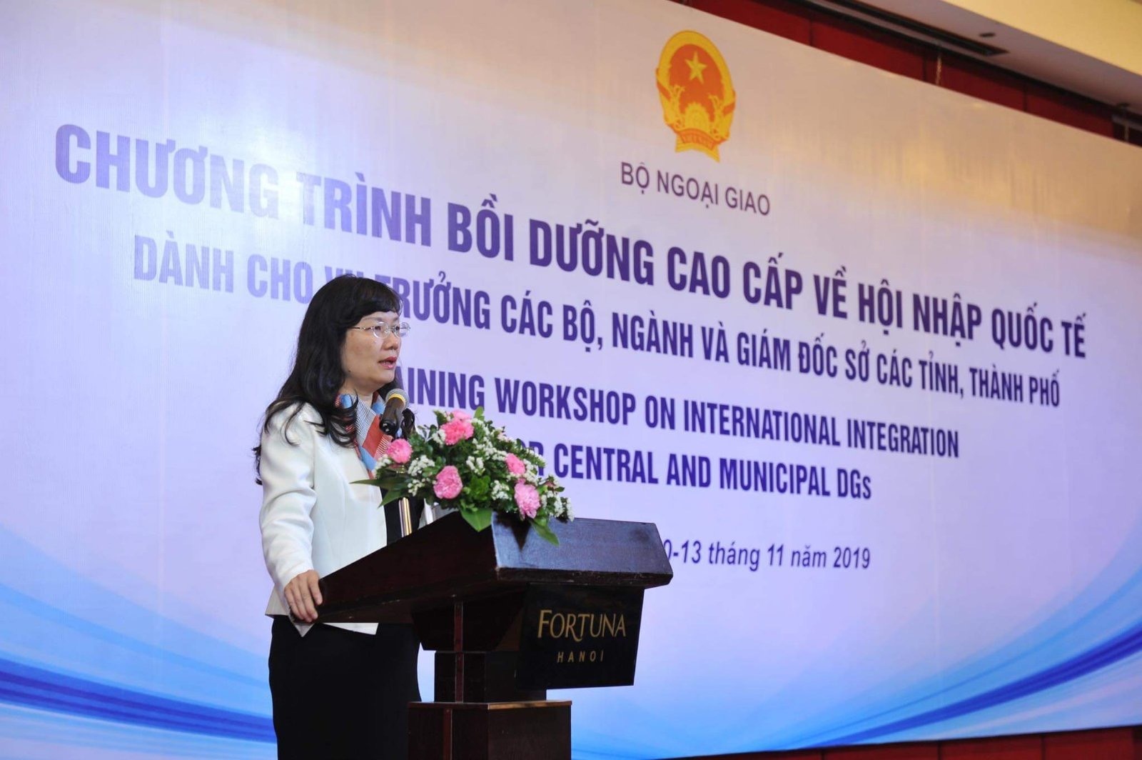 Ts. Phạm Lan Dung - Giám đốc Học viện Ngoại giao