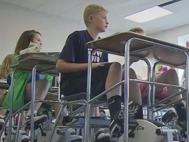 Vừa học vừa đạp xe… học sẽ tập trung hơn