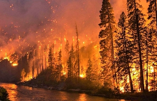 Khám phá công nghệ dập lửa bằng... bom của Nga