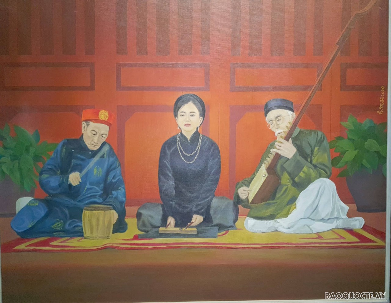 Những 'họa sỹ đồng quê' tuôn trào Sắc màu quê hương