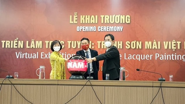 Chính thức khai trương Triển lãm trực tuyến Tranh sơn mài Việt Nam