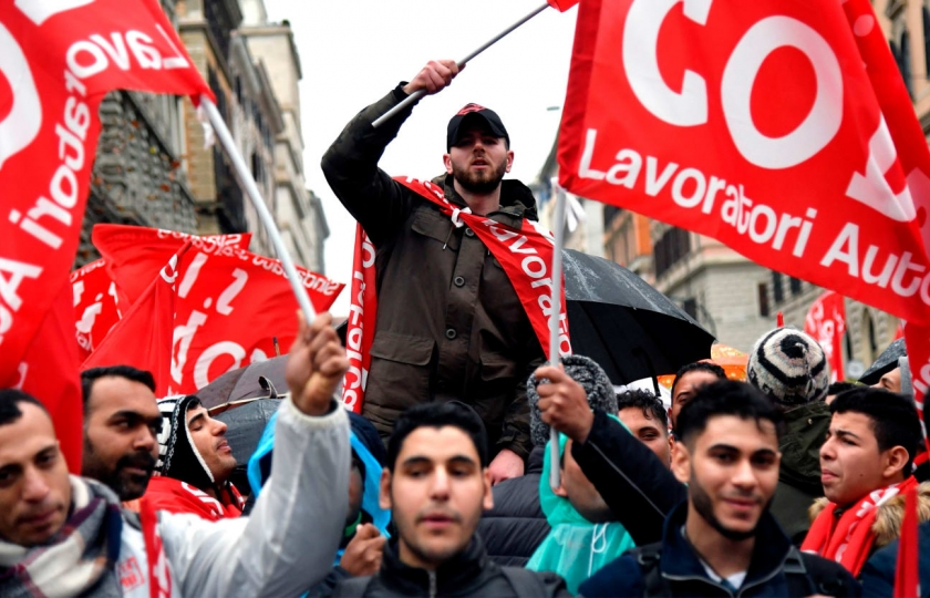 Tuần hành chống tư tưởng phát xít mới ở Italy