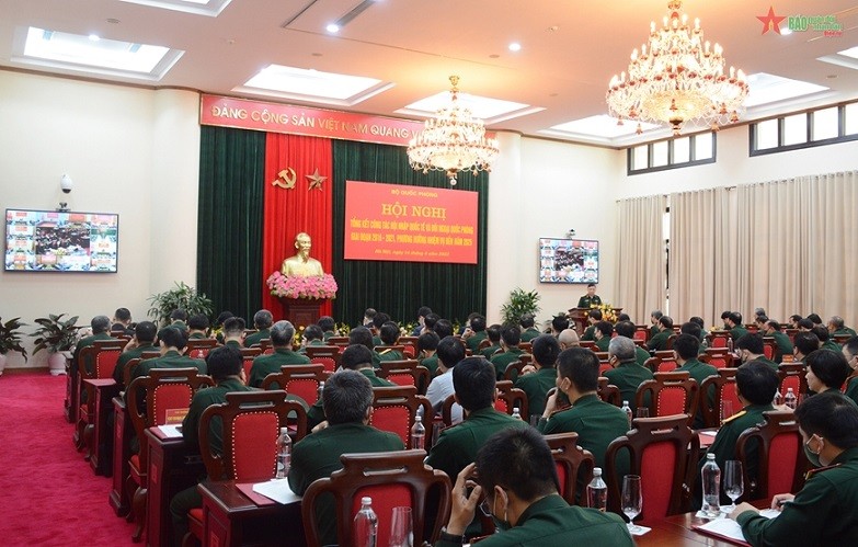 (04.14) Toàn cảnh Hội nghị. (Nguồn: Quân đội Nhân dân)