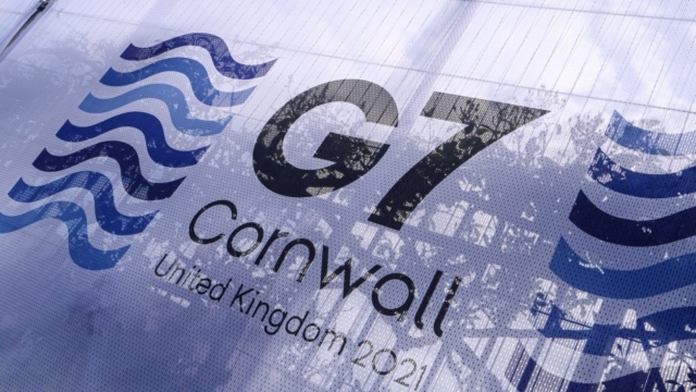 (06.13) Tuyên bố chung của Thượng đỉnh G7 đề cập đích danh Trung Quốc và Nga. (Nguồn: Getty Images)