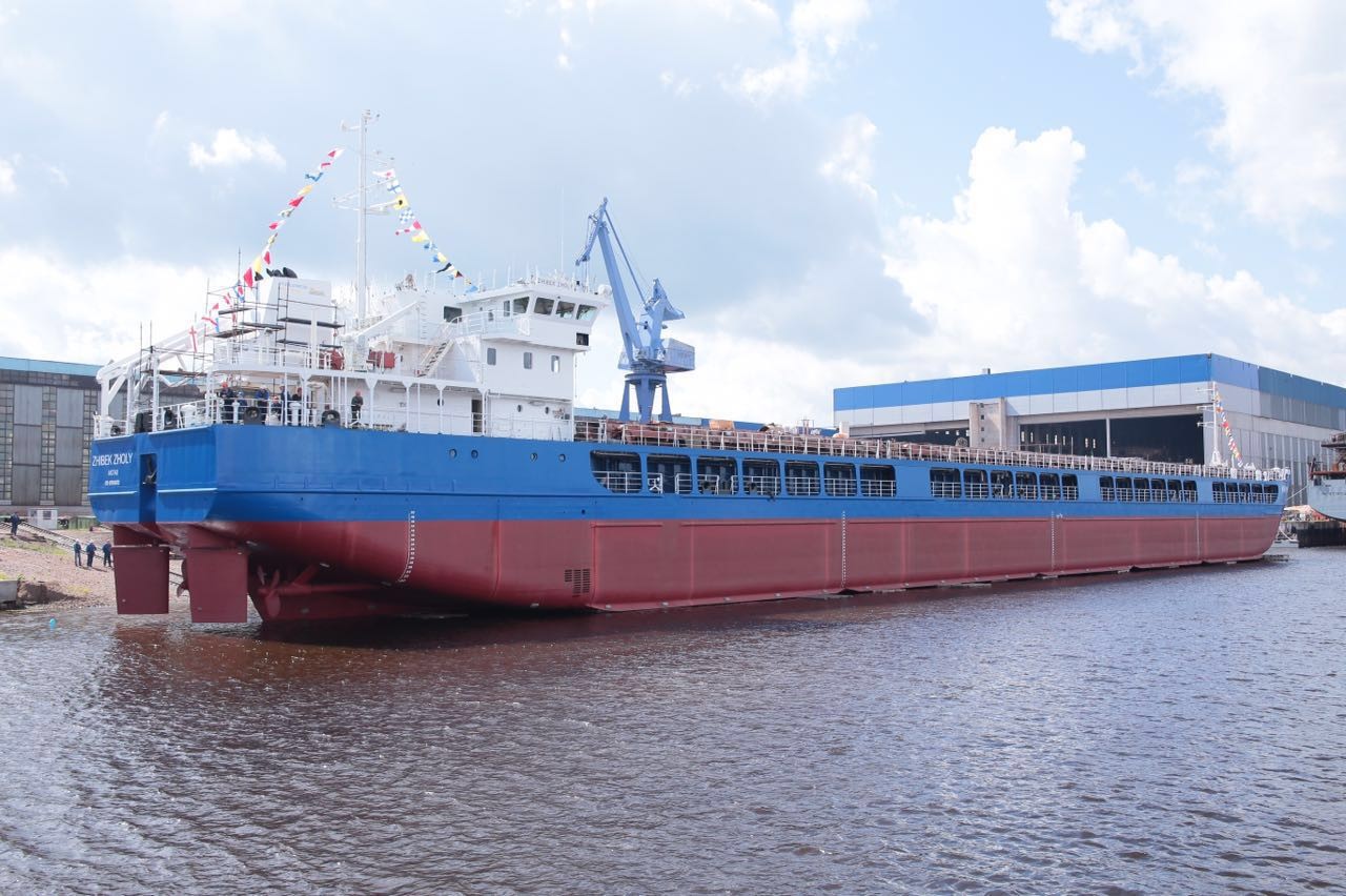 (07.06) Bộ Ngoại giao Nga phủ nhận việc tàu chở ngũ cốc Zhibek Zholy bị bắt giữ. (Nguồn: Railways.kz)