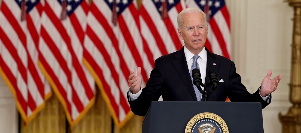 (08.17) Tổng thống Mỹ Joe Biden phát biểu về Afghanistan ngày 16/8 tại Nhà Trắng. (Nguồn: Getty Images) (08.17) Tổng thống Mỹ Joe Biden phát biểu về Afghanistan ngày 16/8 tại Nhà Trắng. (Nguồn: Getty Images)
