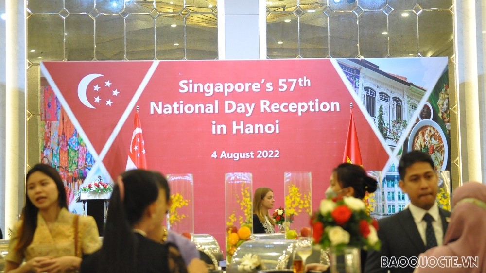 Lễ kỷ niệm 57 năm Quốc khánh Singapore tại Hà Nội