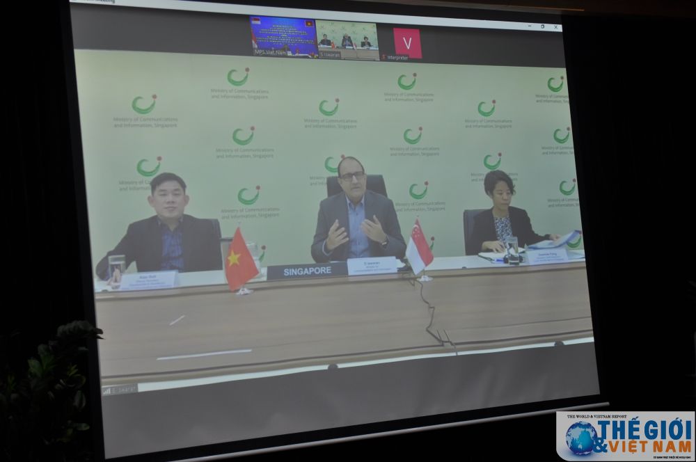 bo cong an day manh hop tac voi singapore ve an ninh mang