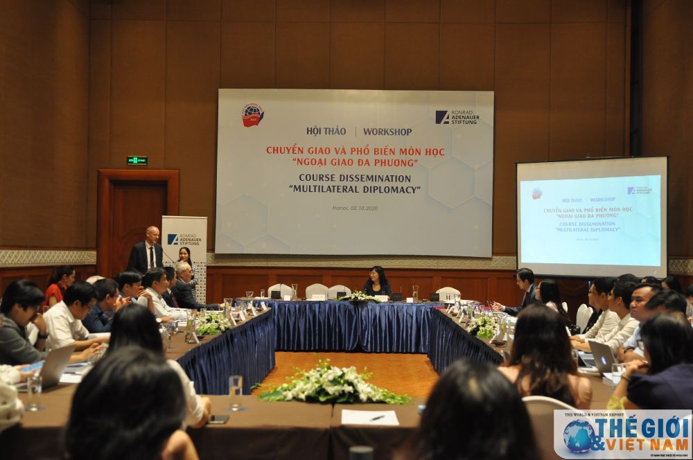 (10.02) Toàn cảnh Hội thảo về Ngoại giao đa phương. (Ảnh: Minh Quân) Chú trọng đào tạo nhân lực ngoại giao đa phương trong bối cảnh mới