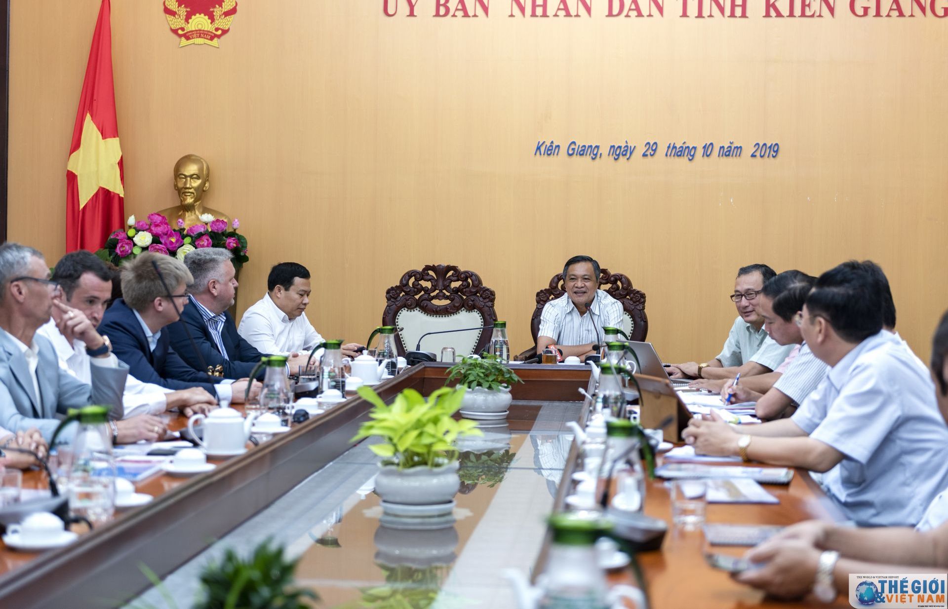 Kiên Giang ký biên bản thống nhất hợp tác đầu tư với doanh nghiệp Nga, trọng tâm về môi trường