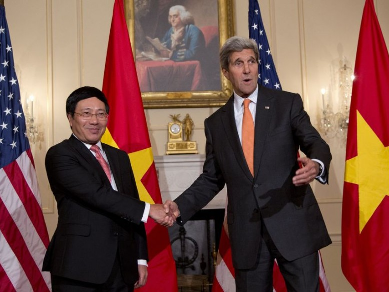 Ngoại trưởng Mỹ vui mừng trước tiến triển của quan hệ Việt - Mỹ