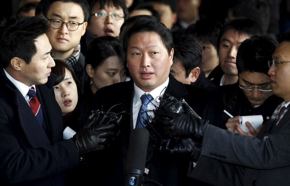 Hàn Quốc thẩm vấn Chủ tịch tập đoàn SK