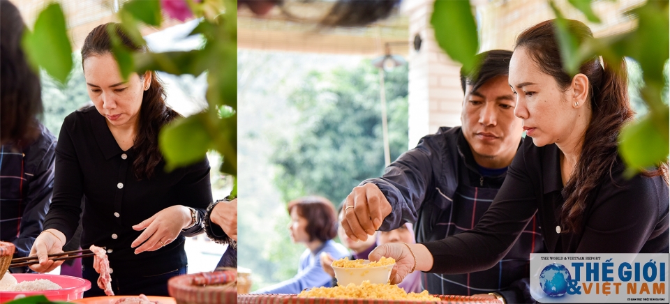 nhom awch trai nghiem lam banh chung