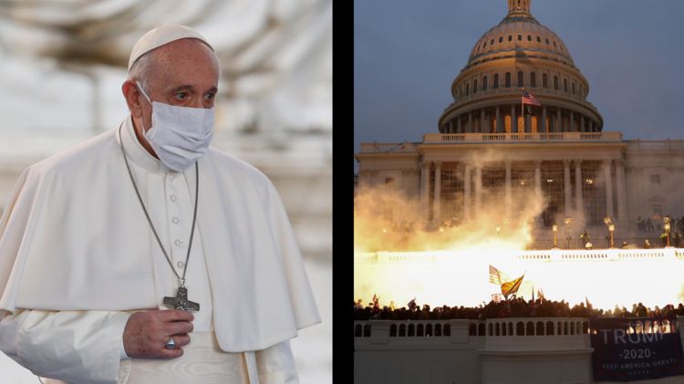 Giáo hoàng Francis bị sốc trước vụ bạo loạn tại trụ sở Quốc hội Mỹ