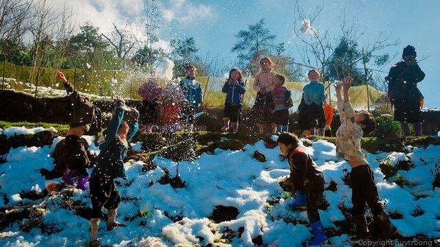 Những đợt băng tuyết như châu Âu hiếm gặp ở miền Bắc