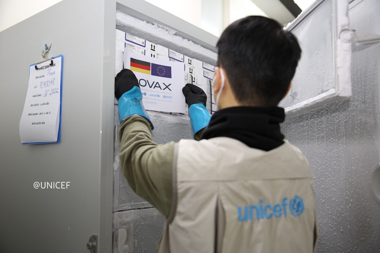 Việt Nam đã tiếp nhận tổng cộng 51 triệu liều vắc xin Covid-19 qua cơ chế Covax. (Nguồn: UNICEF) Việt Nam đã tiếp nhận tổng cộng 51 triệu liều vắc xin Covid-19 qua cơ chế Covax. (Nguồn: UNICEF)
