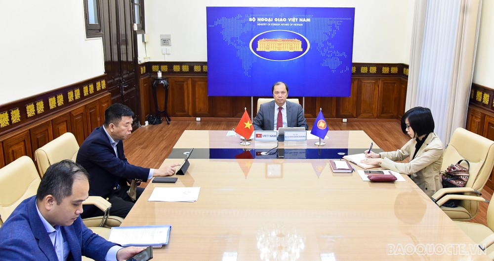 Thứ trưởng Nguyễn Quốc Dũng họp Nhóm công tác liên ngành Hội đồng điều phối ASEAN